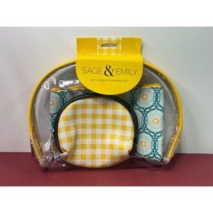 Sage & Emily - 3 Pieces Set For Cosmetics And Basics